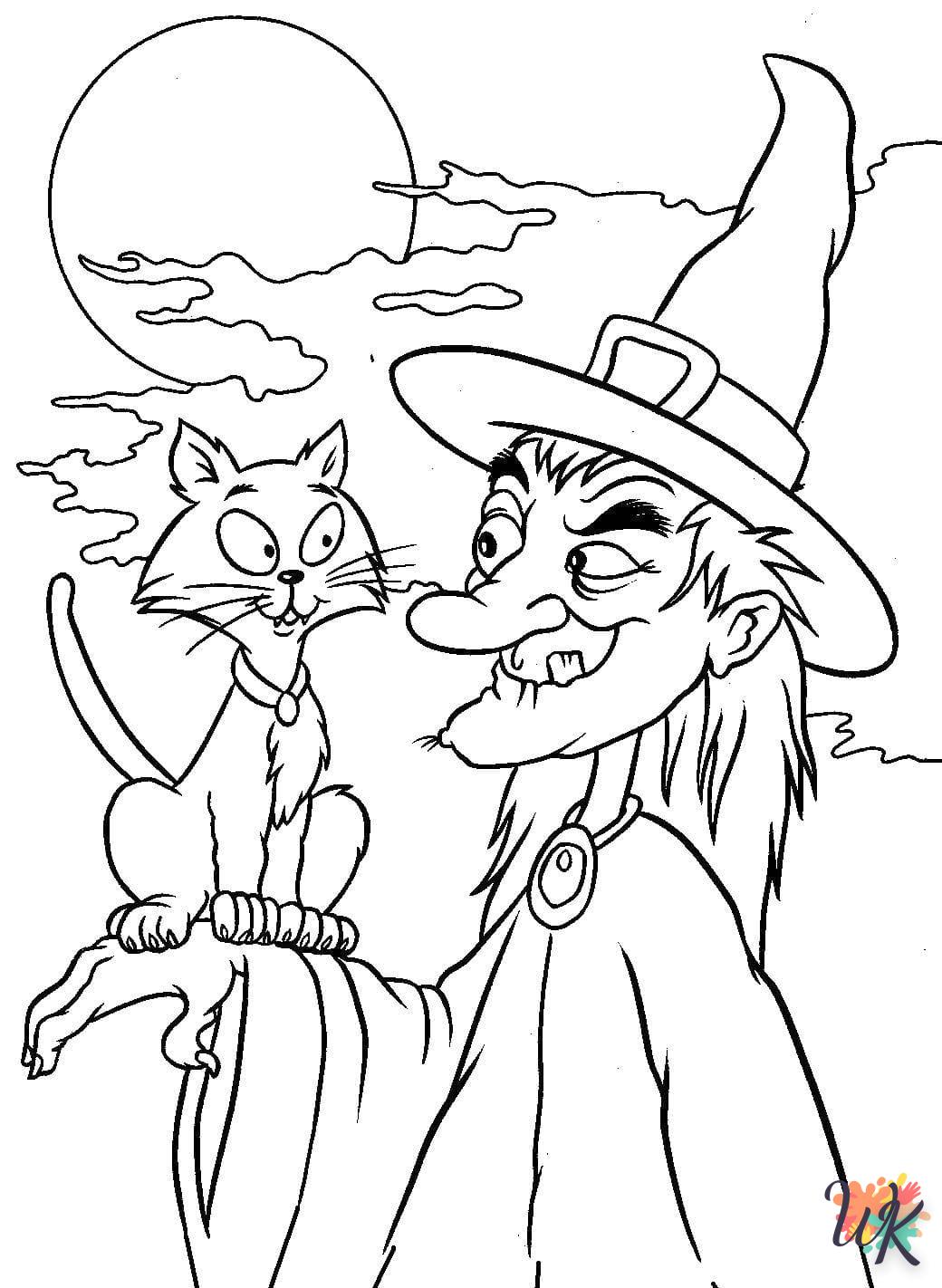 Strega 9 Disegni da Colorare Strega 7